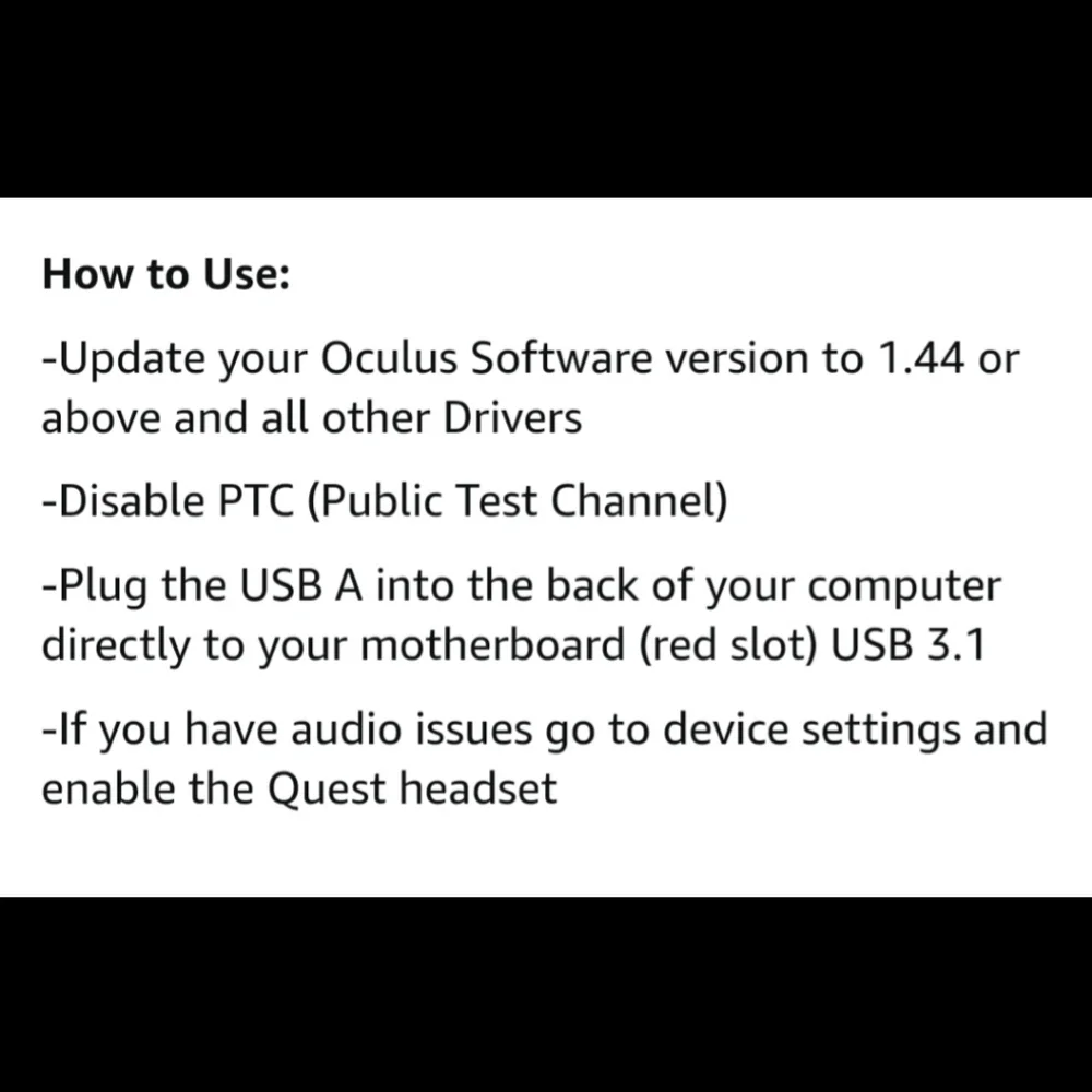 OCULUS LINK CABLE (WHITE)